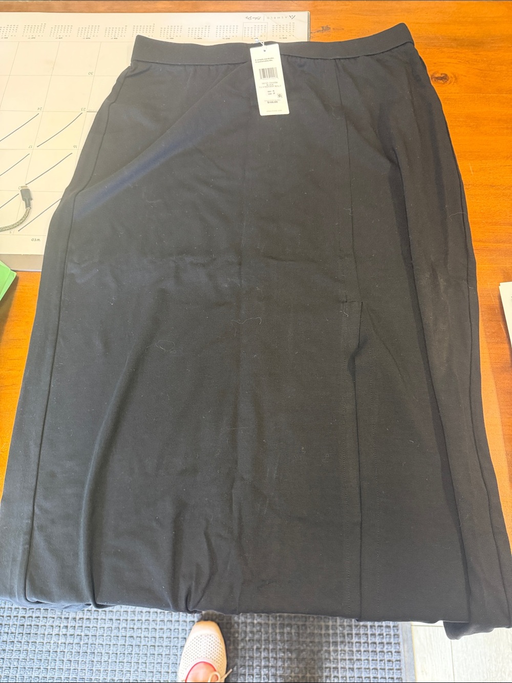 Eileen Fisher Black Pencil Skirt